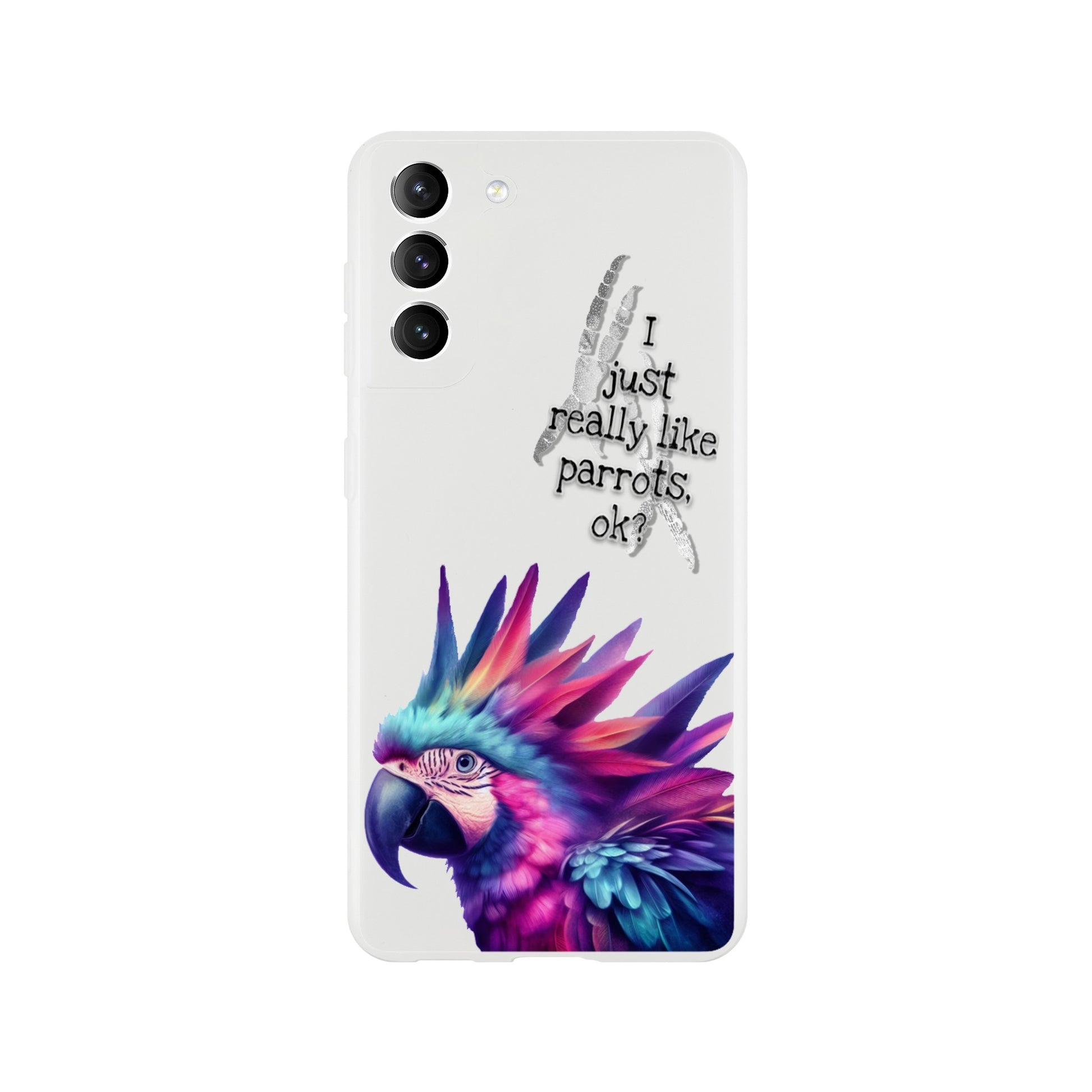 Flexi case Funky Parrot Samsung - Papegaaishop