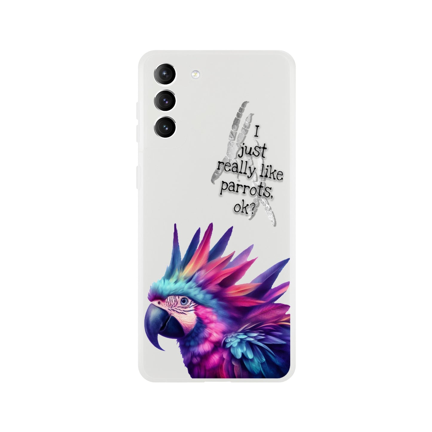 Flexi case Funky Parrot Samsung - Papegaaishop