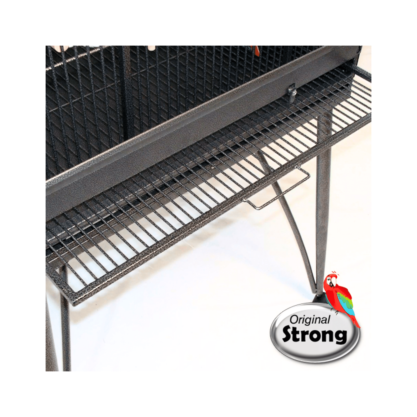 Strong Parkietenkooi Villa Andrea , Zilvergrijs - Papegaaishop
