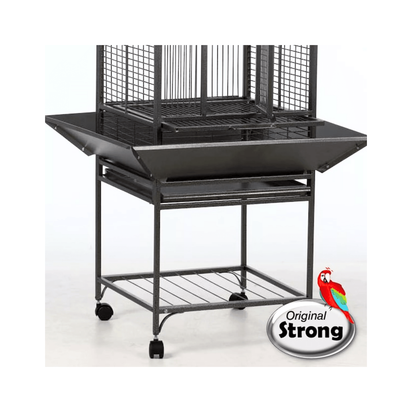 Strong Parkietenkooi Villa Minerva, Zilvergrijs - Papegaaishop