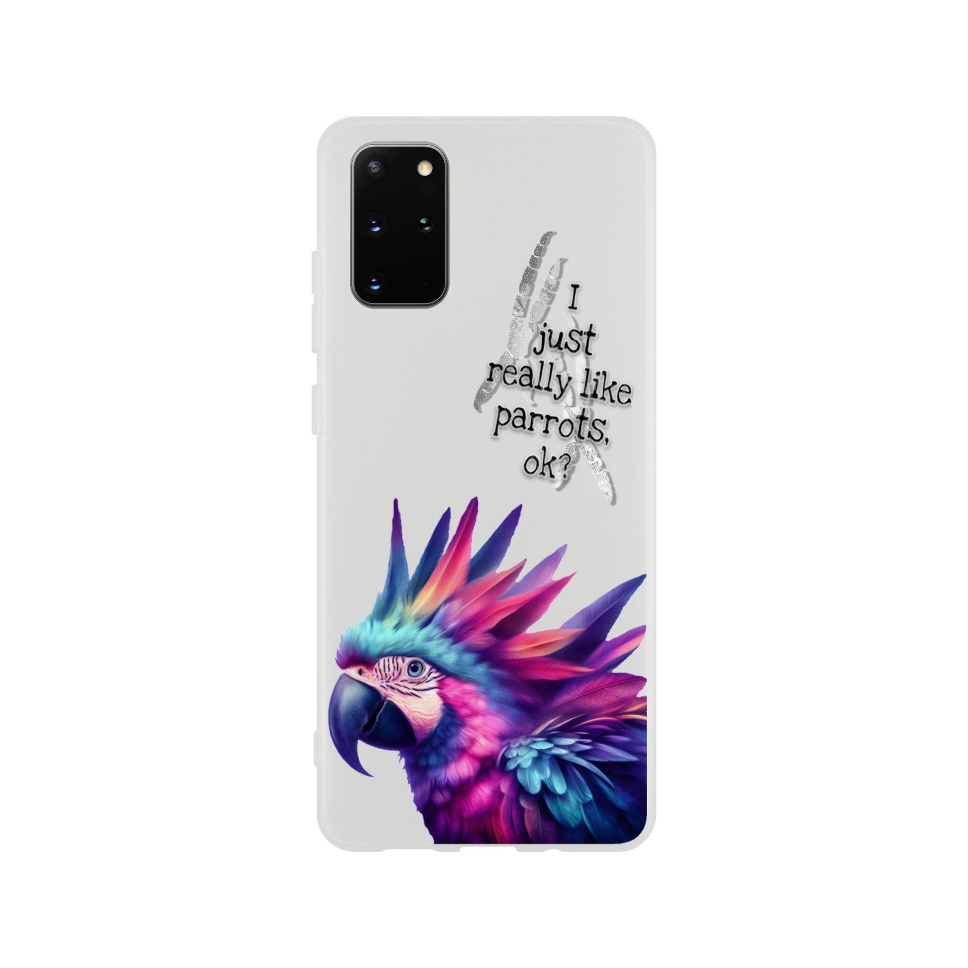 Flexi case Funky Parrot Samsung - Papegaaishop