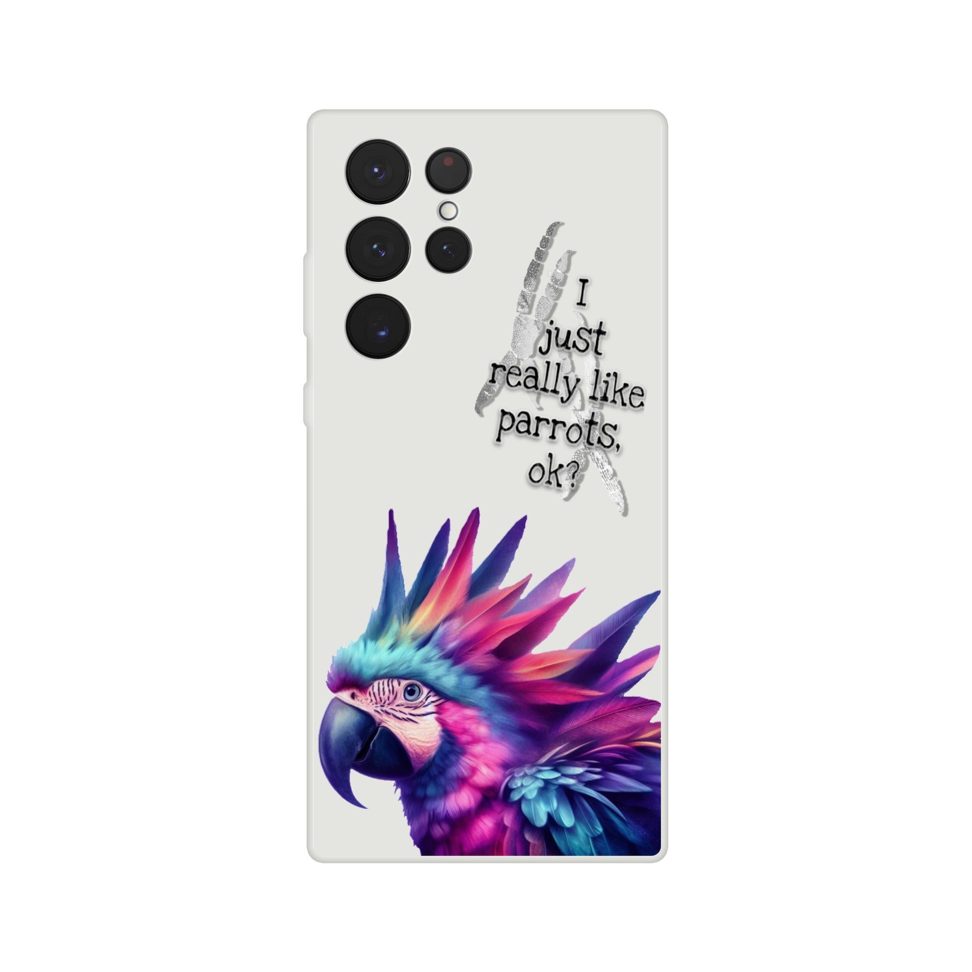 Flexi case Funky Parrot Samsung - Papegaaishop