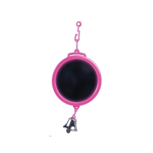 Happy pet fun at the fair round mirror 15x7,5x2 cm - Papegaaishop