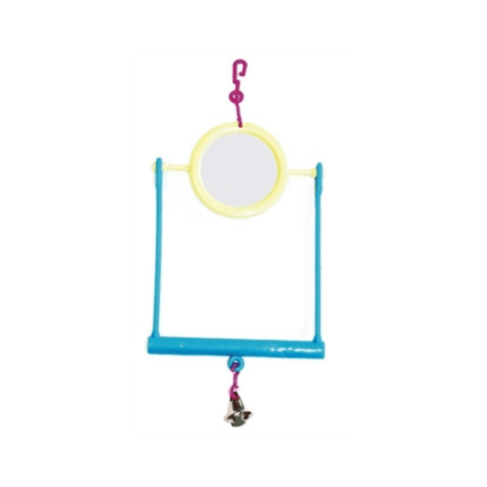 Happy pet fun at the fair mirror swing 19,5x10x1,5 cm - Papegaaishop