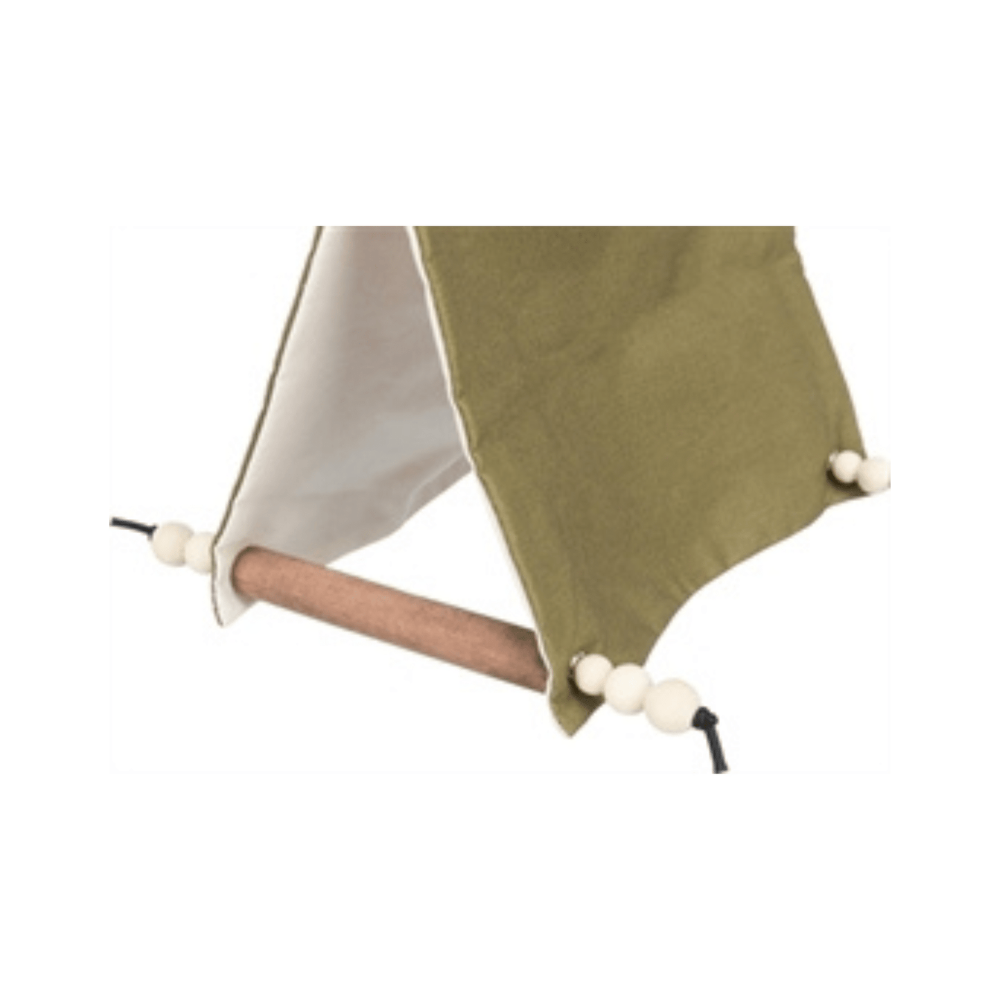 Trixie vogeltent hangend katoen groen 16x18x20 cm - Papegaaishop