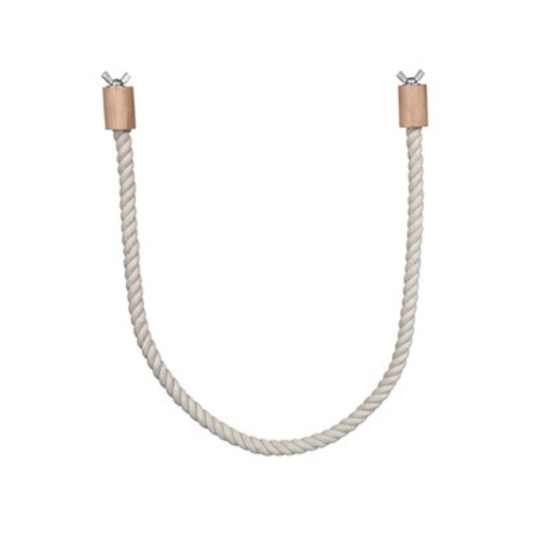 Trixie touw-zitstok flexibel met schroefbevestiging naturel 66x1,4 cm 3 st - Papegaaishop