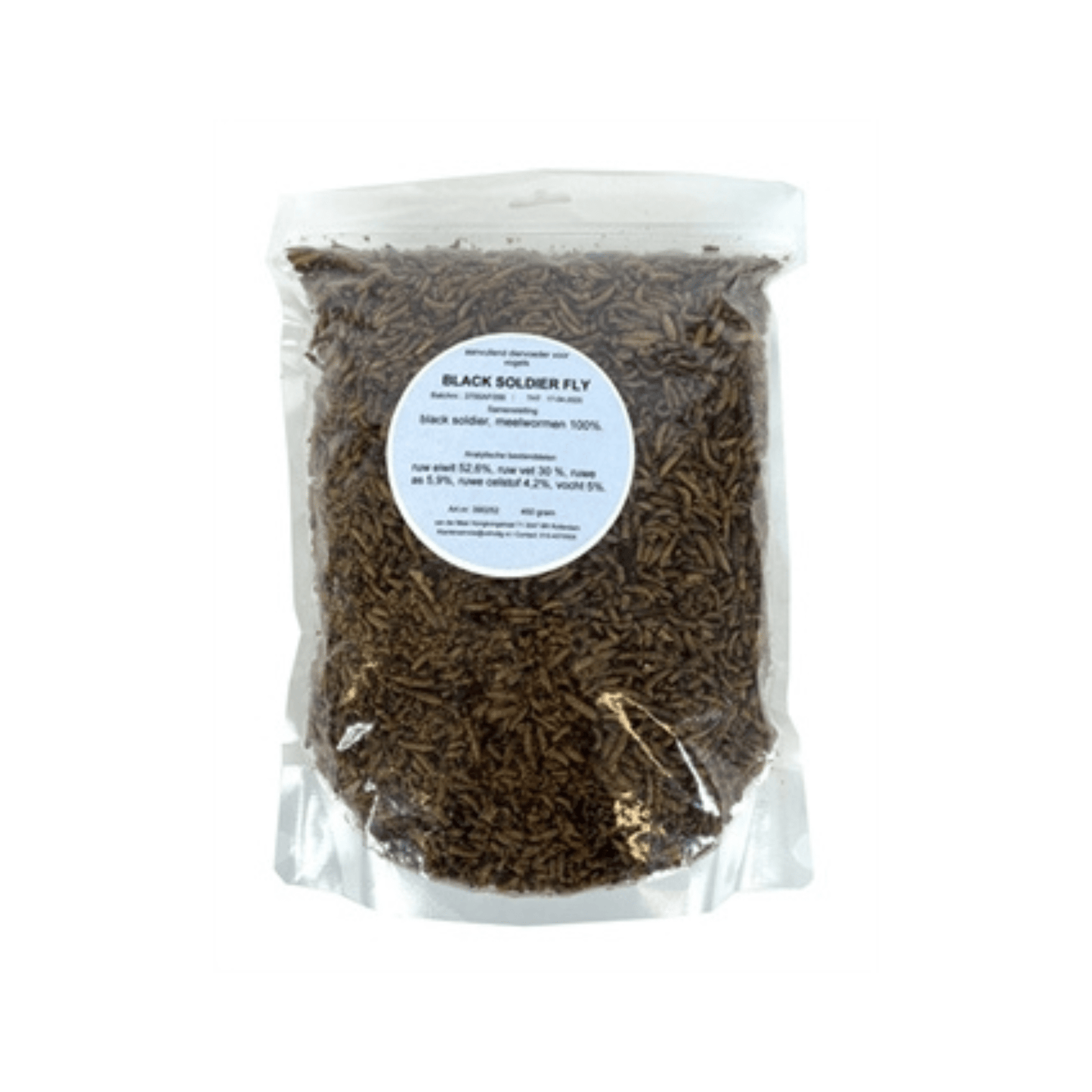 De vries meelworm black soldier fly 450 gr - Papegaaishop