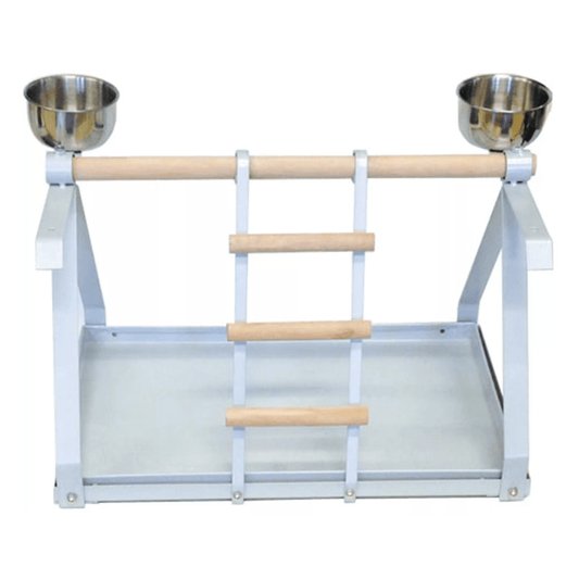 Strong Speelstandaard Livia, Zilverwit - Papegaaishop