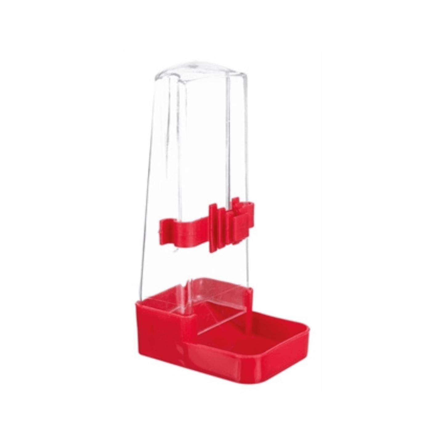 Trixie drinkfles en voerdispenser hoekig assorti 16 cm 200 ml 4 st - Papegaaishop