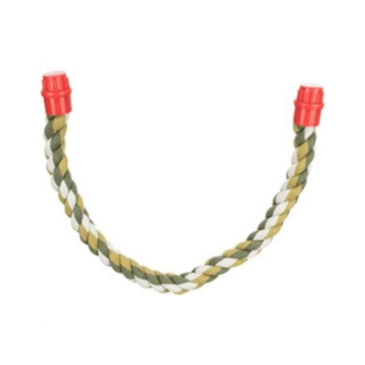 Trixie zitstok touw flexibel met schroefbevestiging 75x3cm 3st - Papegaaishop