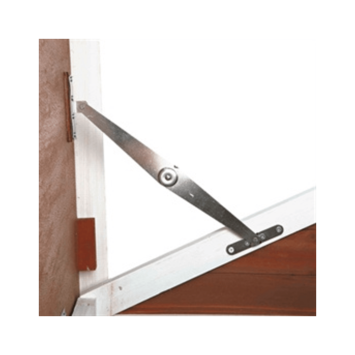 Trixie natura kippenhok grenenhout bruin wit 183x80x107 cm - Papegaaishop
