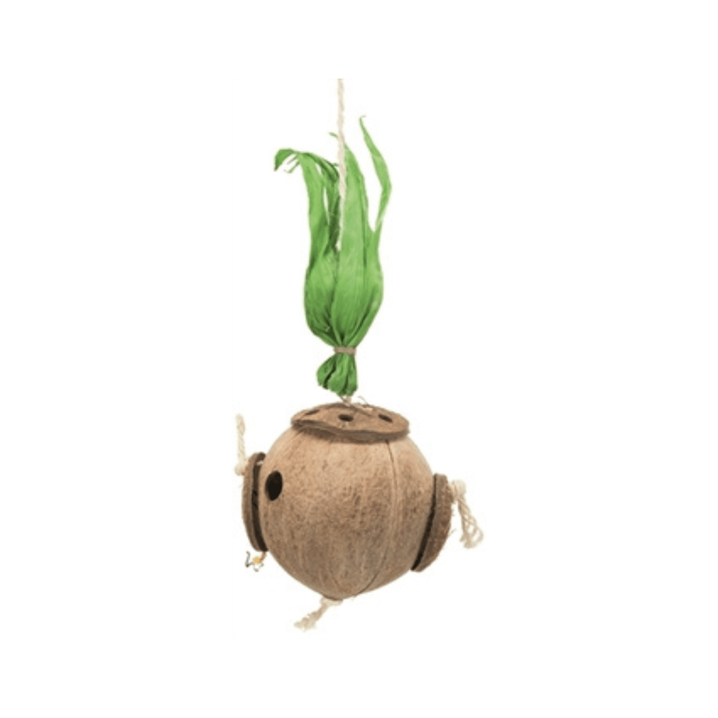 Trixie kokosnoot aan sisaltouw 35 cm - Papegaaishop