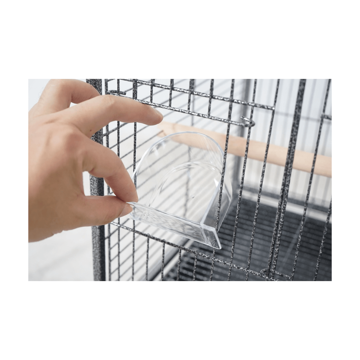 Topmast BinnenVolière Elegant, Antraciet - Papegaaishop