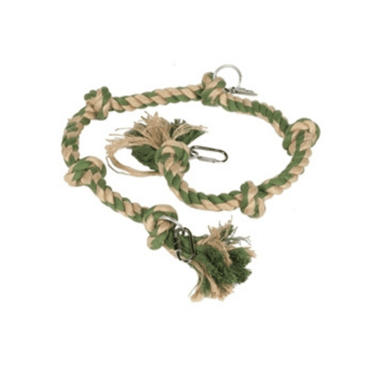 Happy pet nature first touw brug perch 100 cm - Papegaaishop