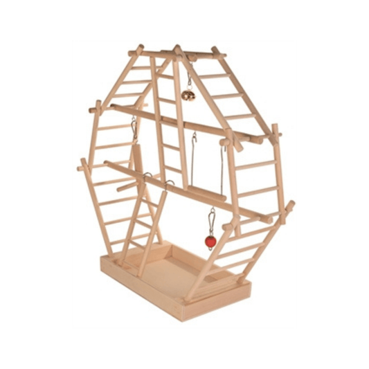 Trixie speelplaats ladder hout 44x44x16 cm - Papegaaishop
