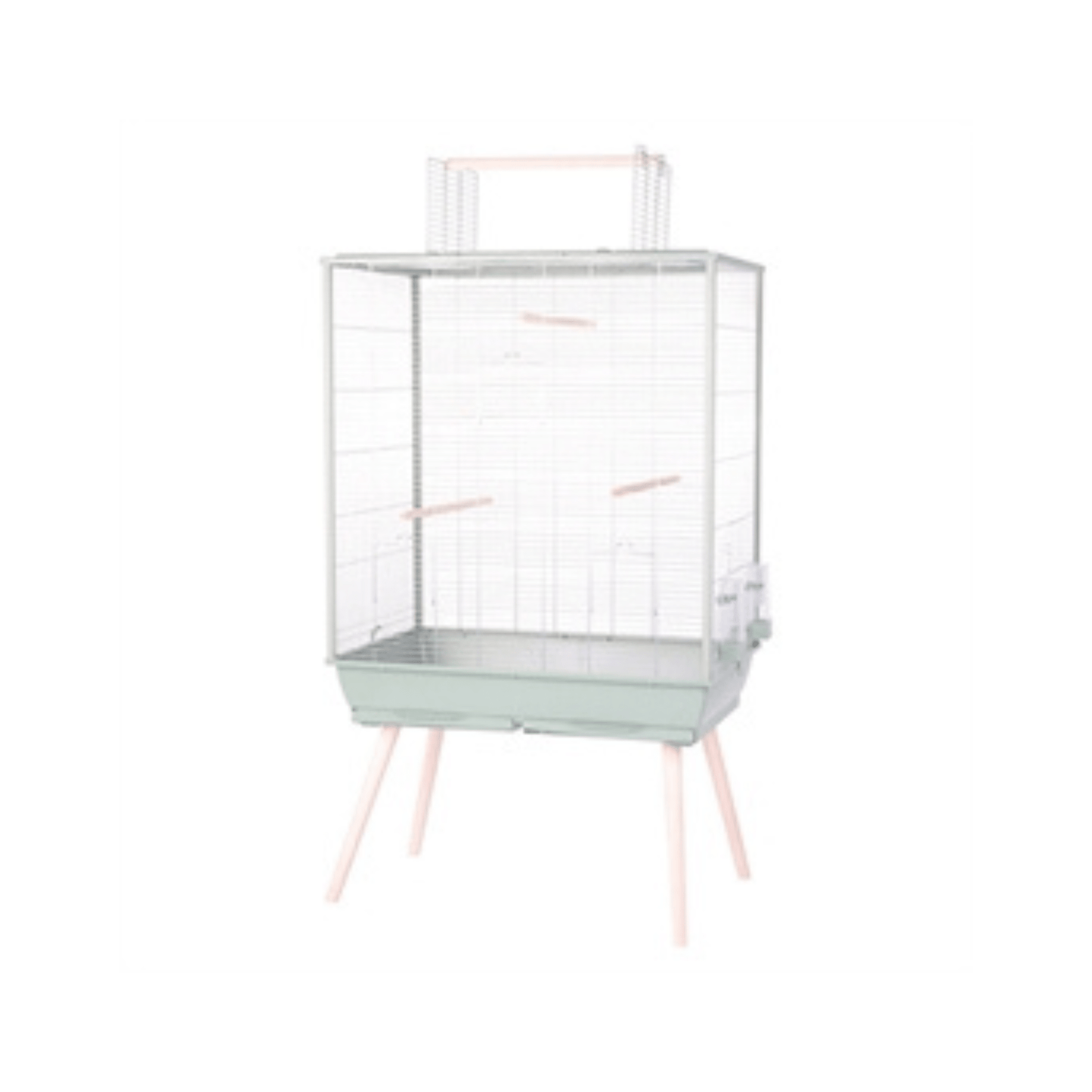 Zolux vogelkooi neolife groen 81x48x152 cm - Papegaaishop
