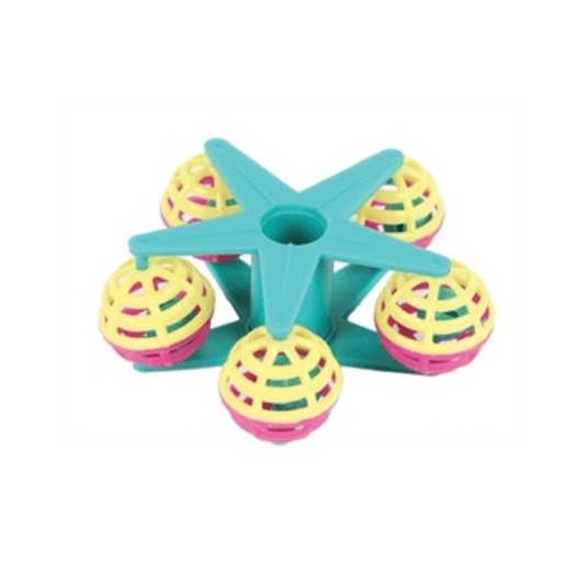 Happy pet fun at the fair carousel 9,5x9,5x3 cm - Papegaaishop