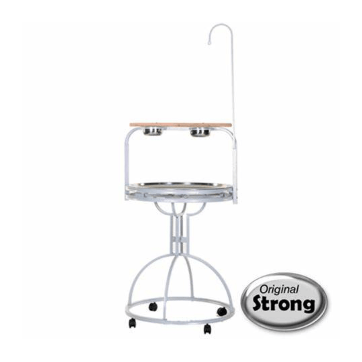 Strong Speelstandaard Julia, Zilverwit - Papegaaishop