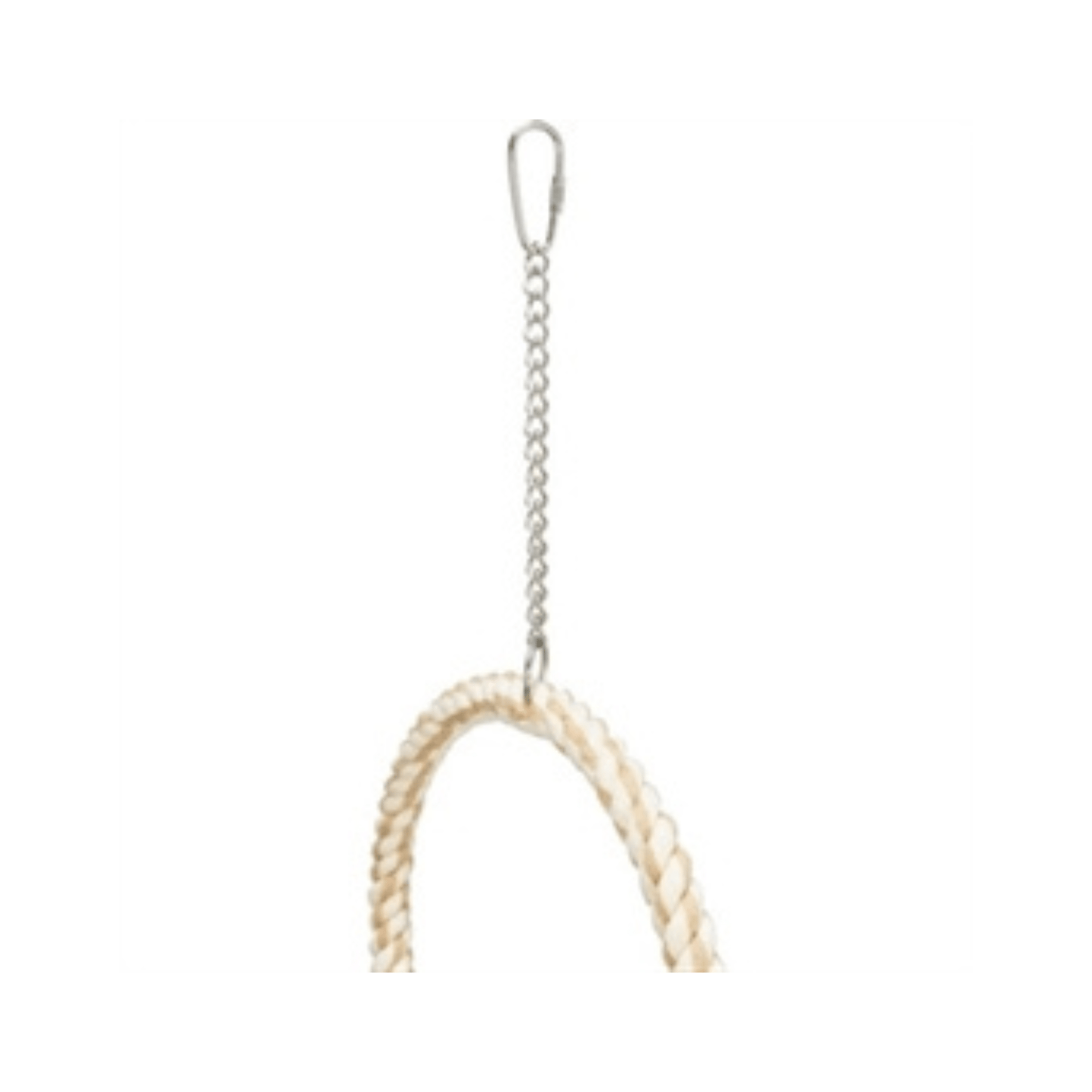 Trixie dubbeletouwring naturel 16x16 cm - Papegaaishop