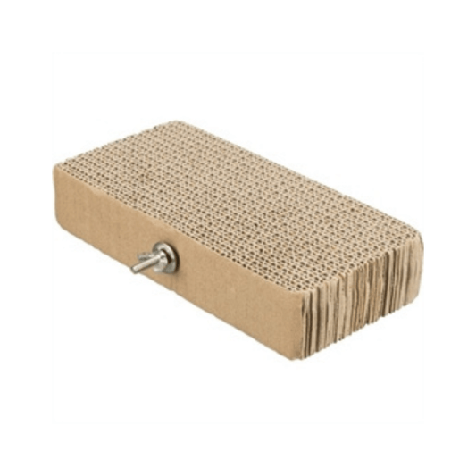 Trixie platform karton met schroefbevestiging 20x10x4 cm - Papegaaishop