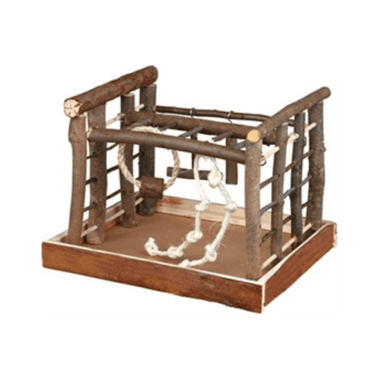 Trixie natural living vogel speelplaats 35x25x29 cm - Papegaaishop