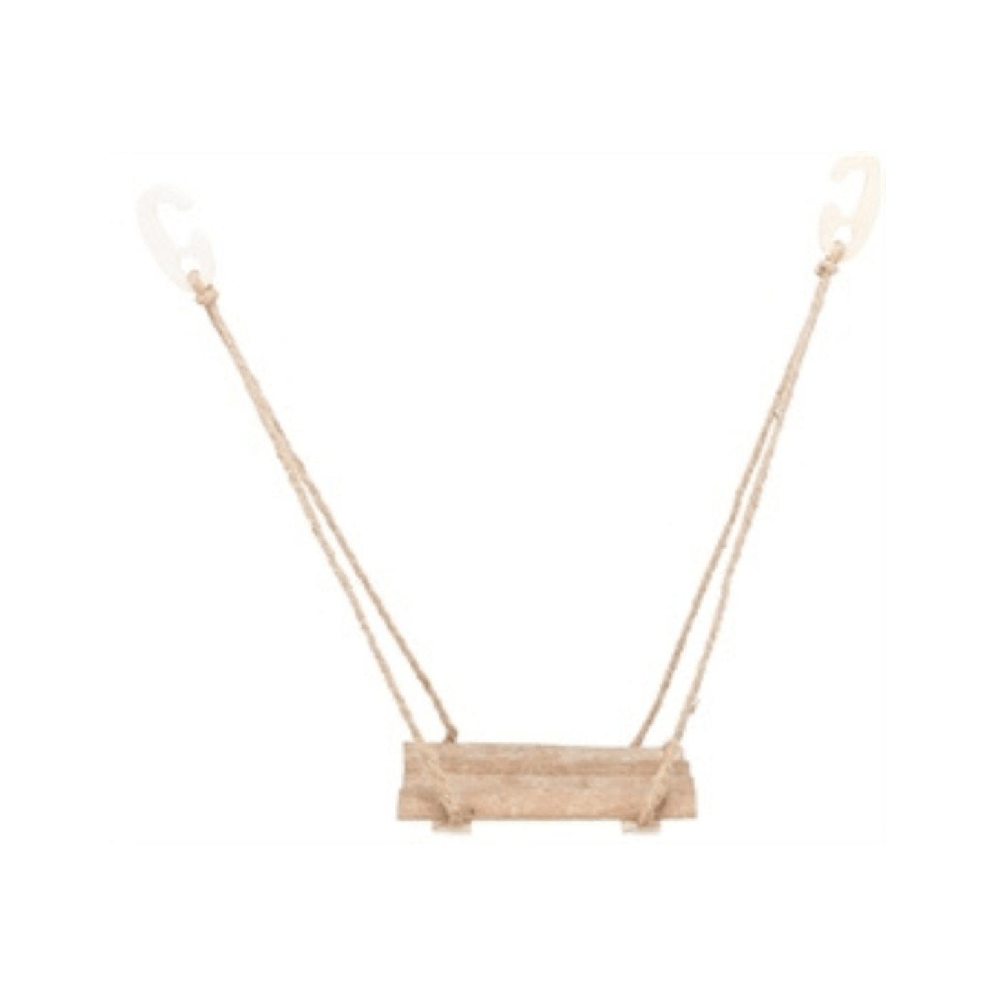 Trixie schommel grenenhout naturel 19,5x19,5x27 cm - Papegaaishop