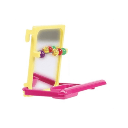 Happy pet fun at the fair mirror perch assorti 9x10x2,5 cm - Papegaaishop