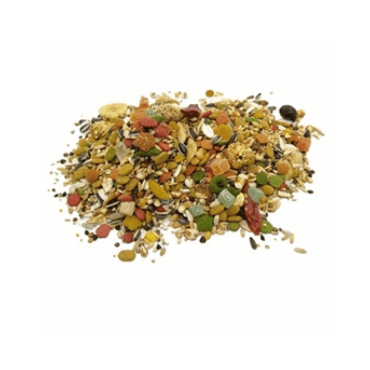 Hareco amazone select met pellets 5 kg natural varied low-fat mix for South American parrots Amazones Pionussen Caiques