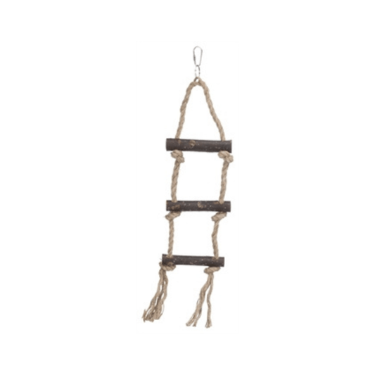 Trixie knoopladder schorshout sisal 3 treden 40 cm 3 st - Papegaaishop