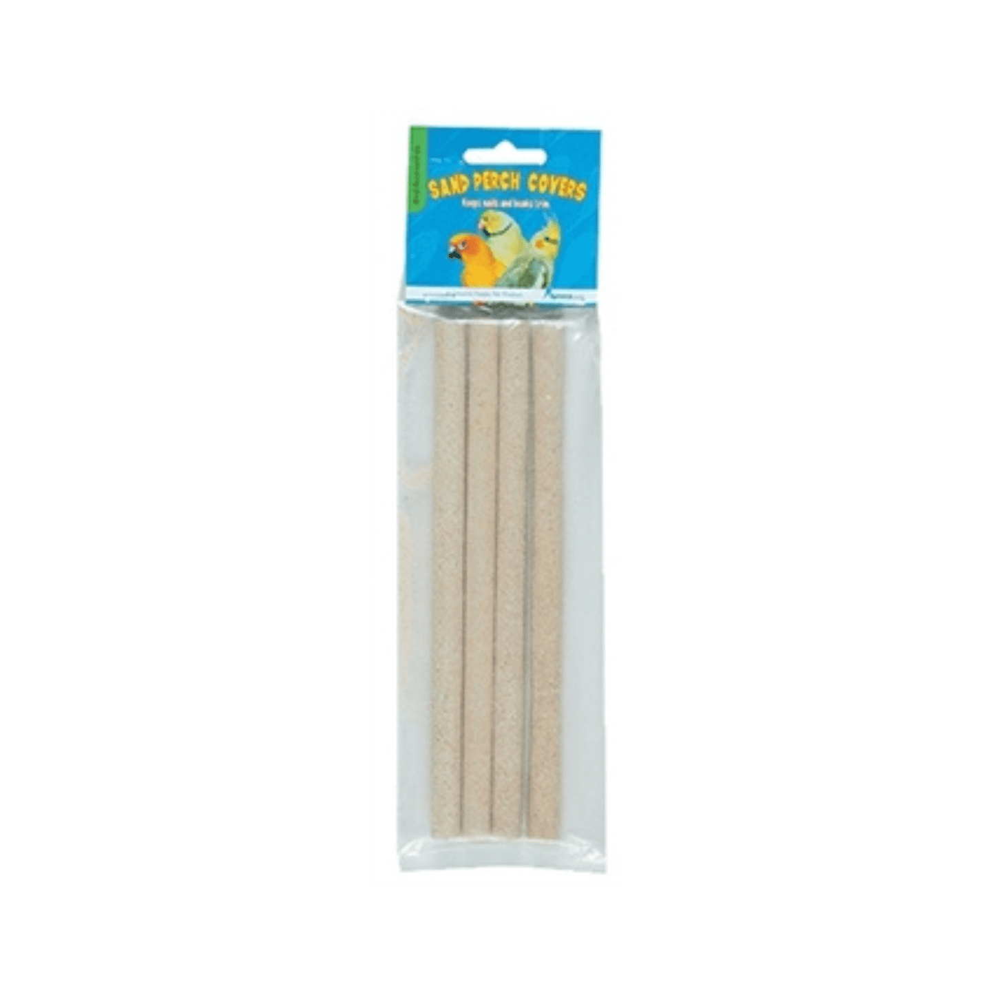 Happy pet sand perch covers 19x1,5x1,5 cm 4 st - Papegaaishop