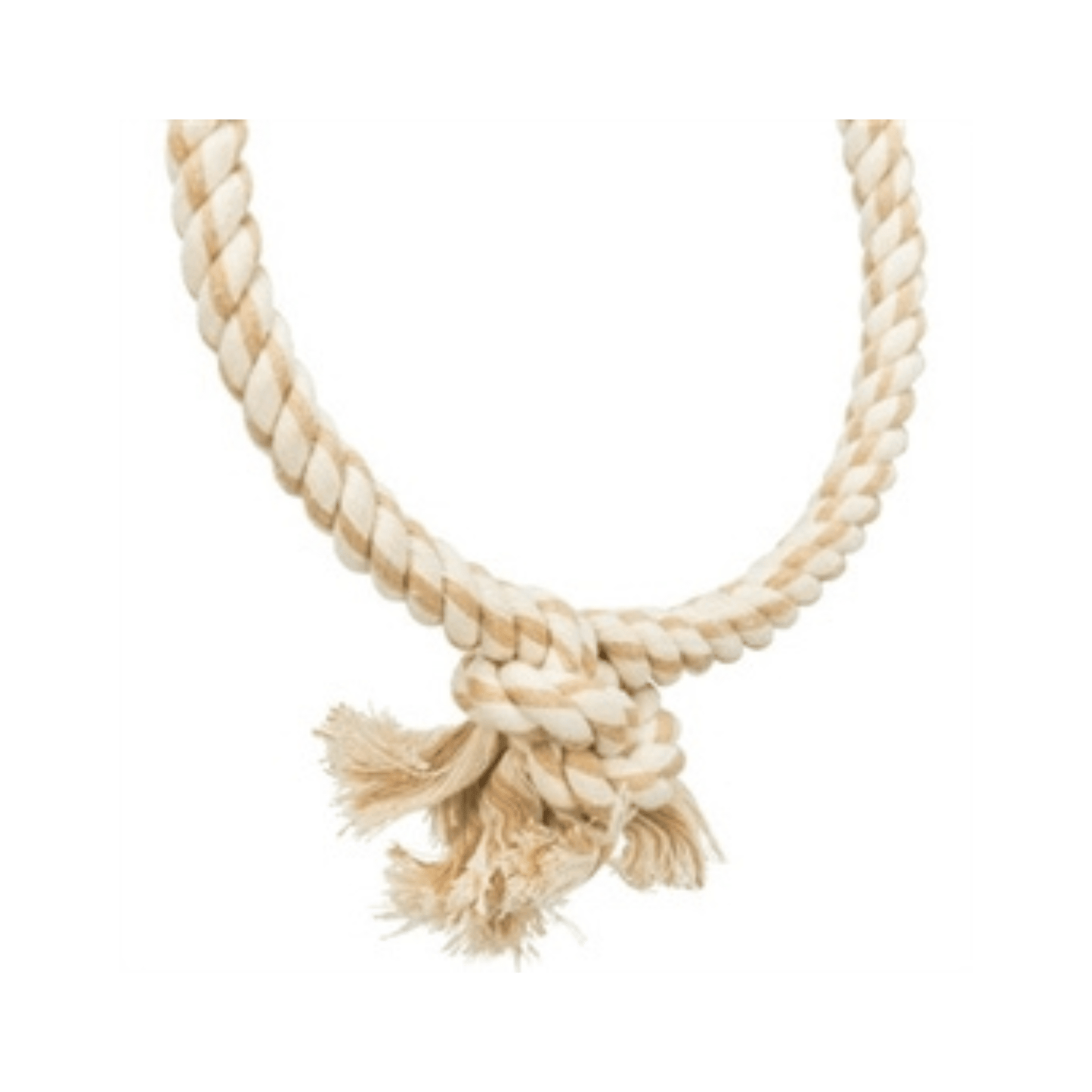 Trixie dubbeletouwring naturel 16x16 cm - Papegaaishop