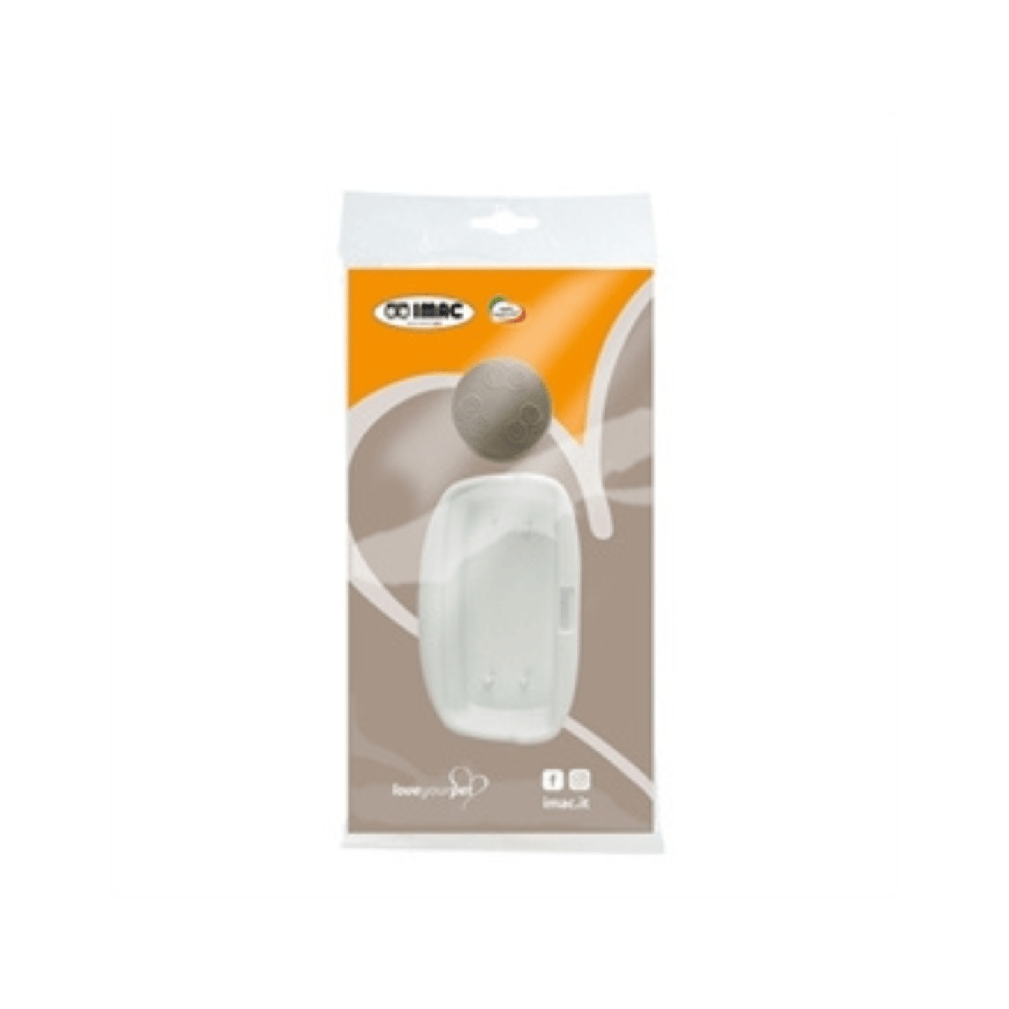 Imac vogel snackhouder assorti 10x6x2,5 cm - Papegaaishop