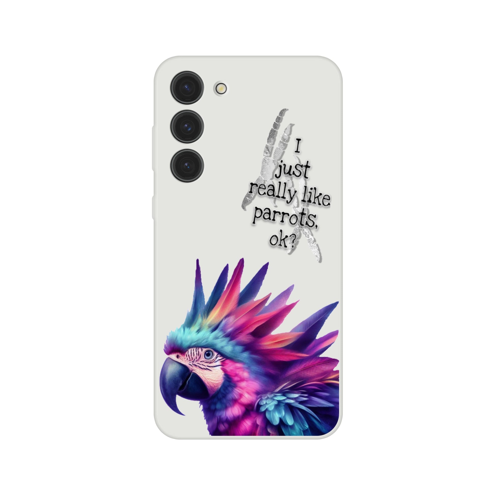 Flexi case Funky Parrot Samsung - Papegaaishop