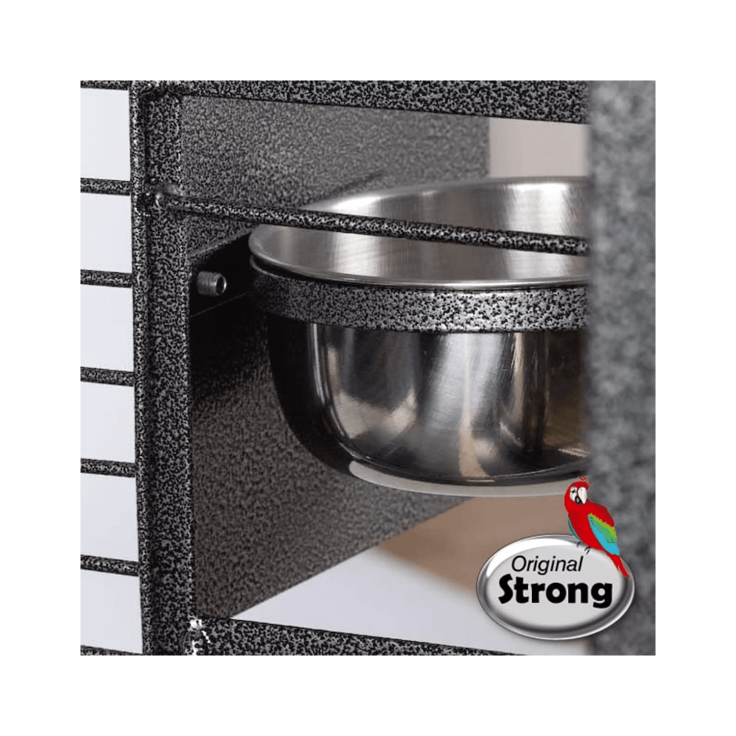 Strong Papegaaienkooi Villa Dahlia , Zilvergrijs - Papegaaishop