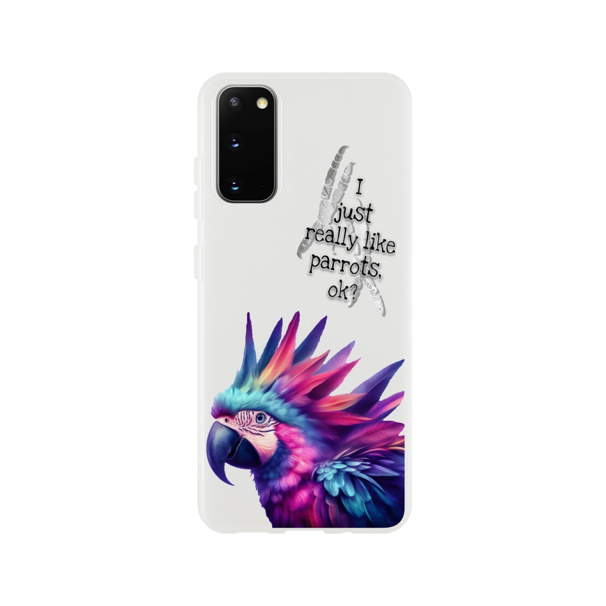 Flexi case Funky Parrot Samsung - Papegaaishop