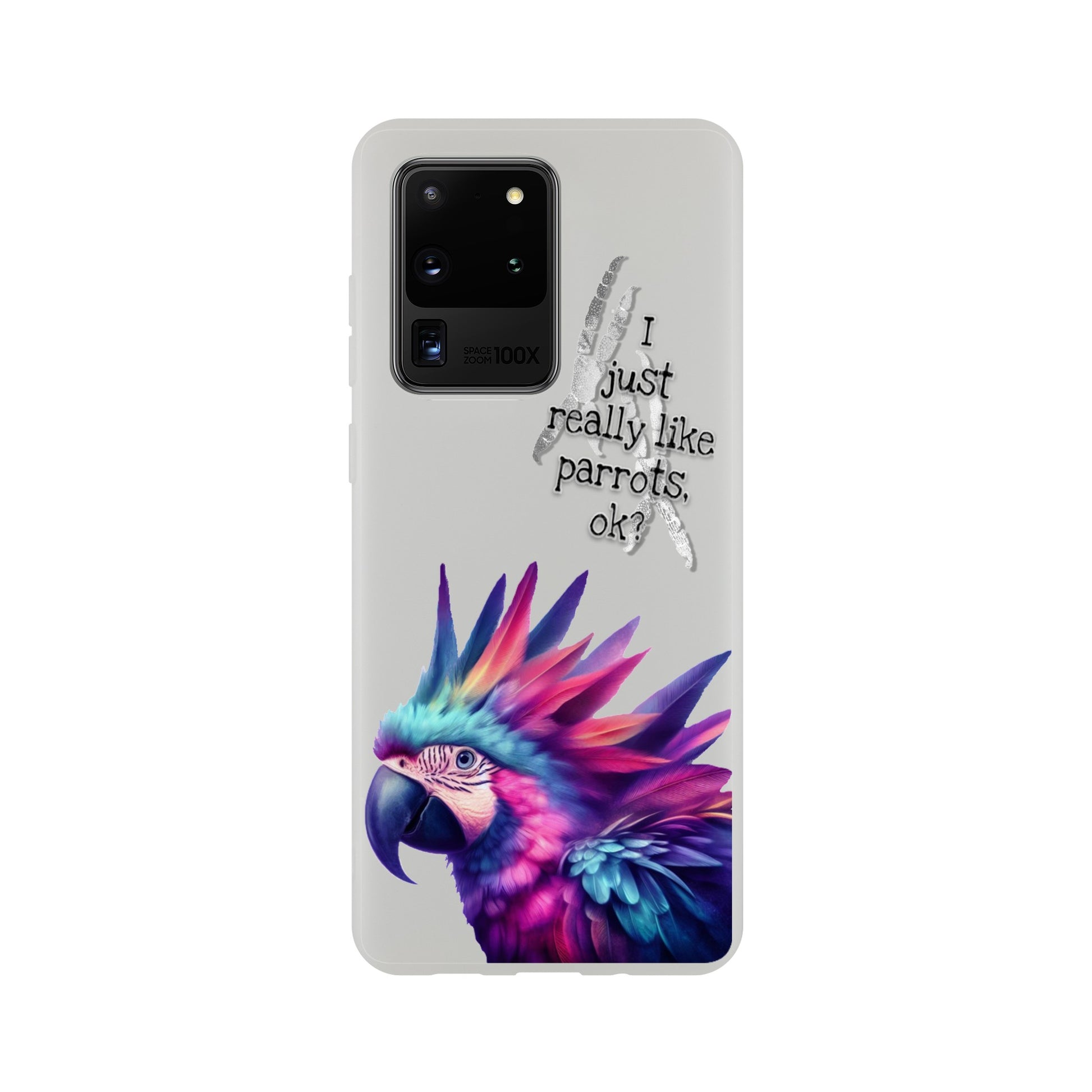 Flexi case Funky Parrot Samsung - Papegaaishop