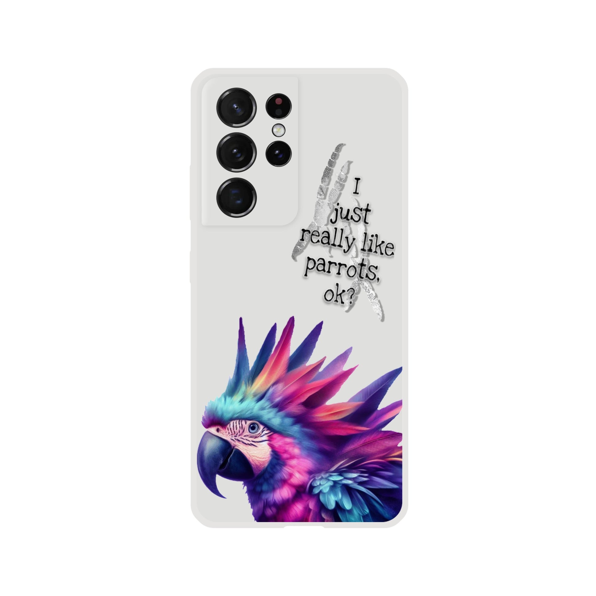 Flexi case Funky Parrot Samsung - Papegaaishop