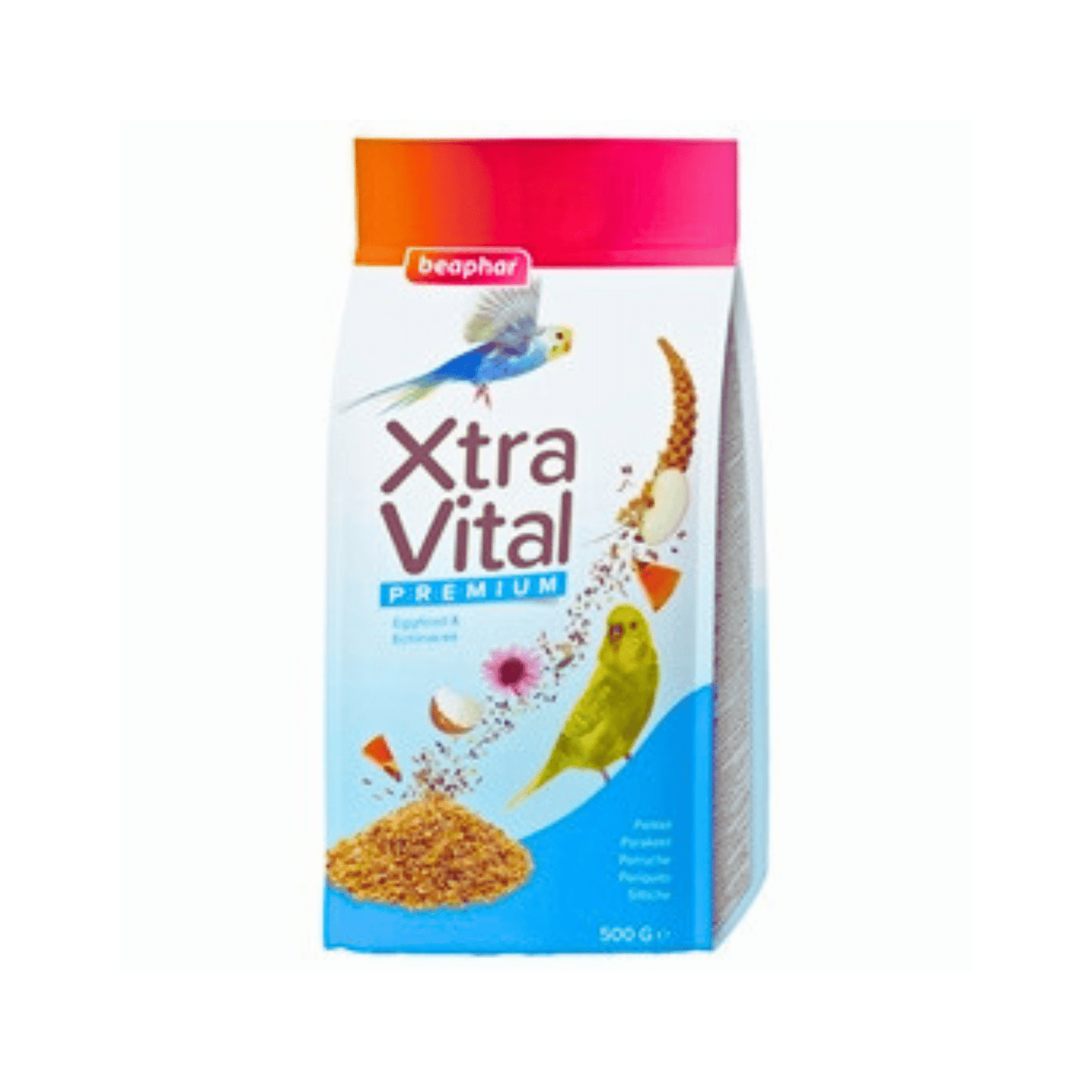Beaphar xtravital parkiet 500 gr - Papegaaishop