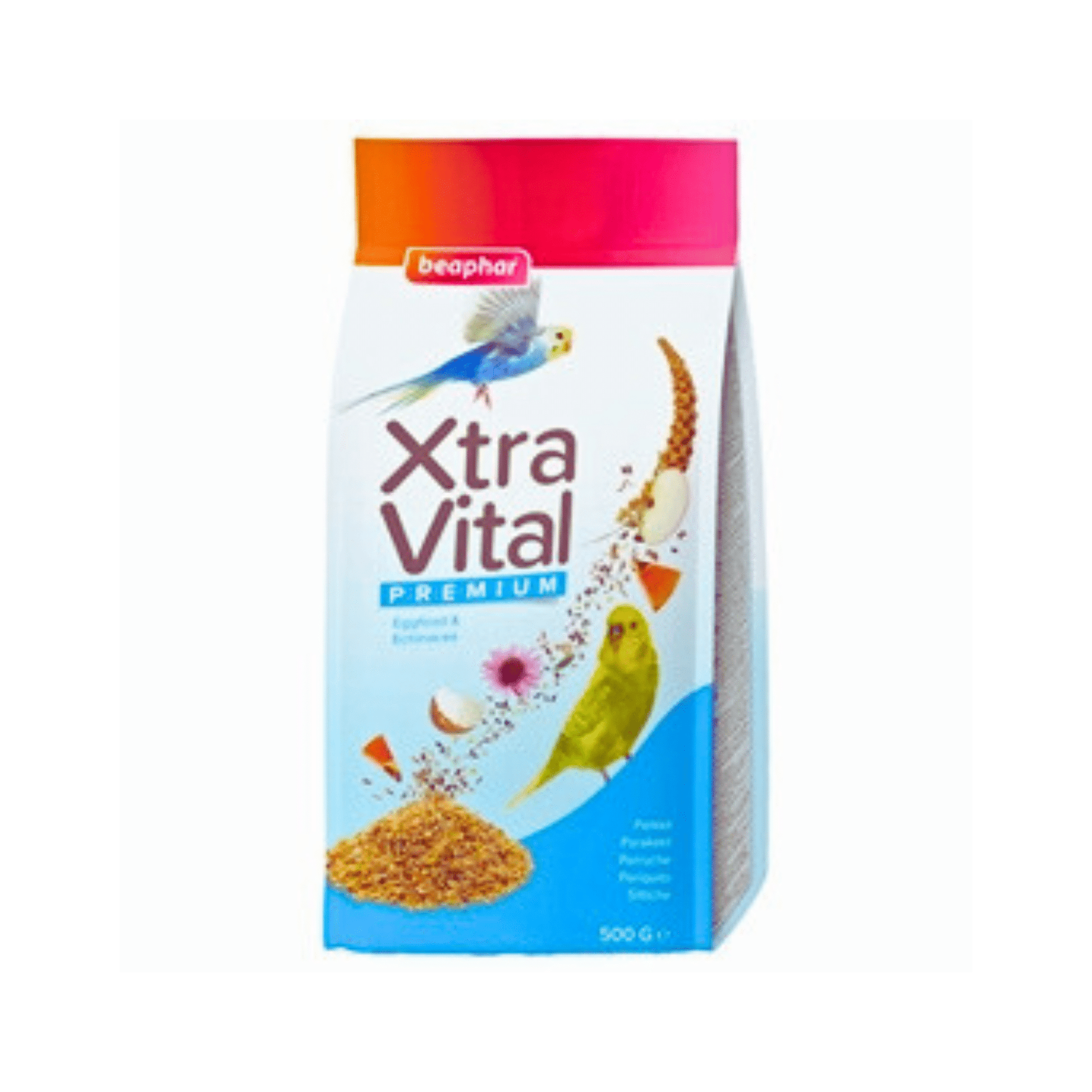 Beaphar xtravital parkiet 500 gr - Papegaaishop