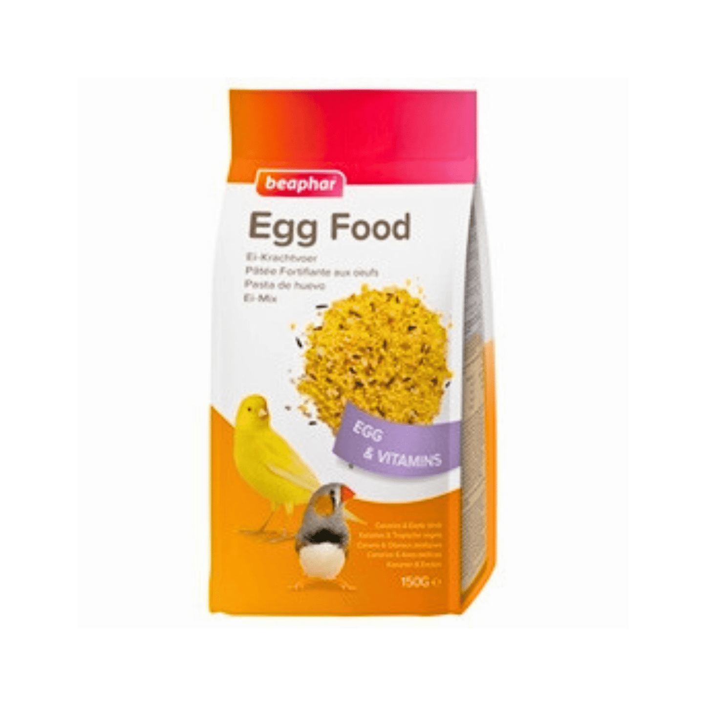 Beaphar ei-krachtvoer kanarie tropische vogels 150 gr - Papegaaishop