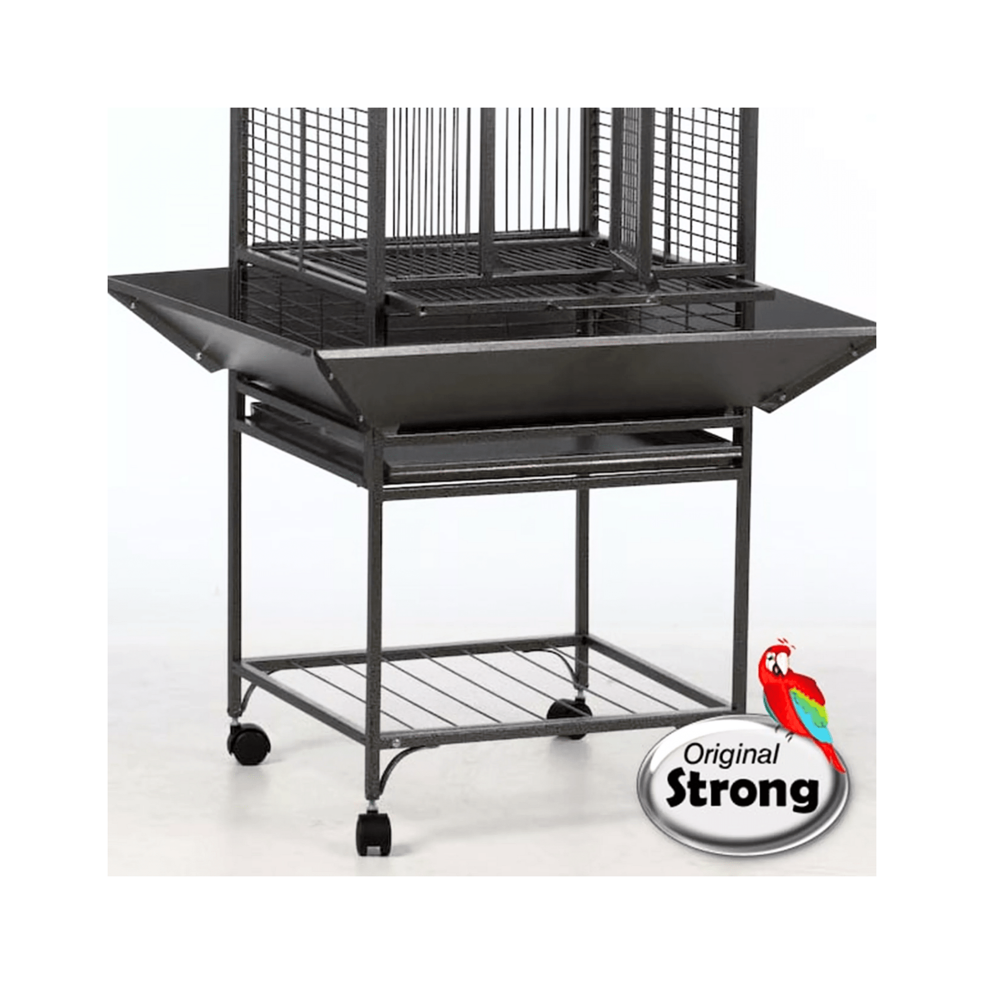 Strong Parkietenkooi Villa Minerva, Zilvergrijs - Papegaaishop
