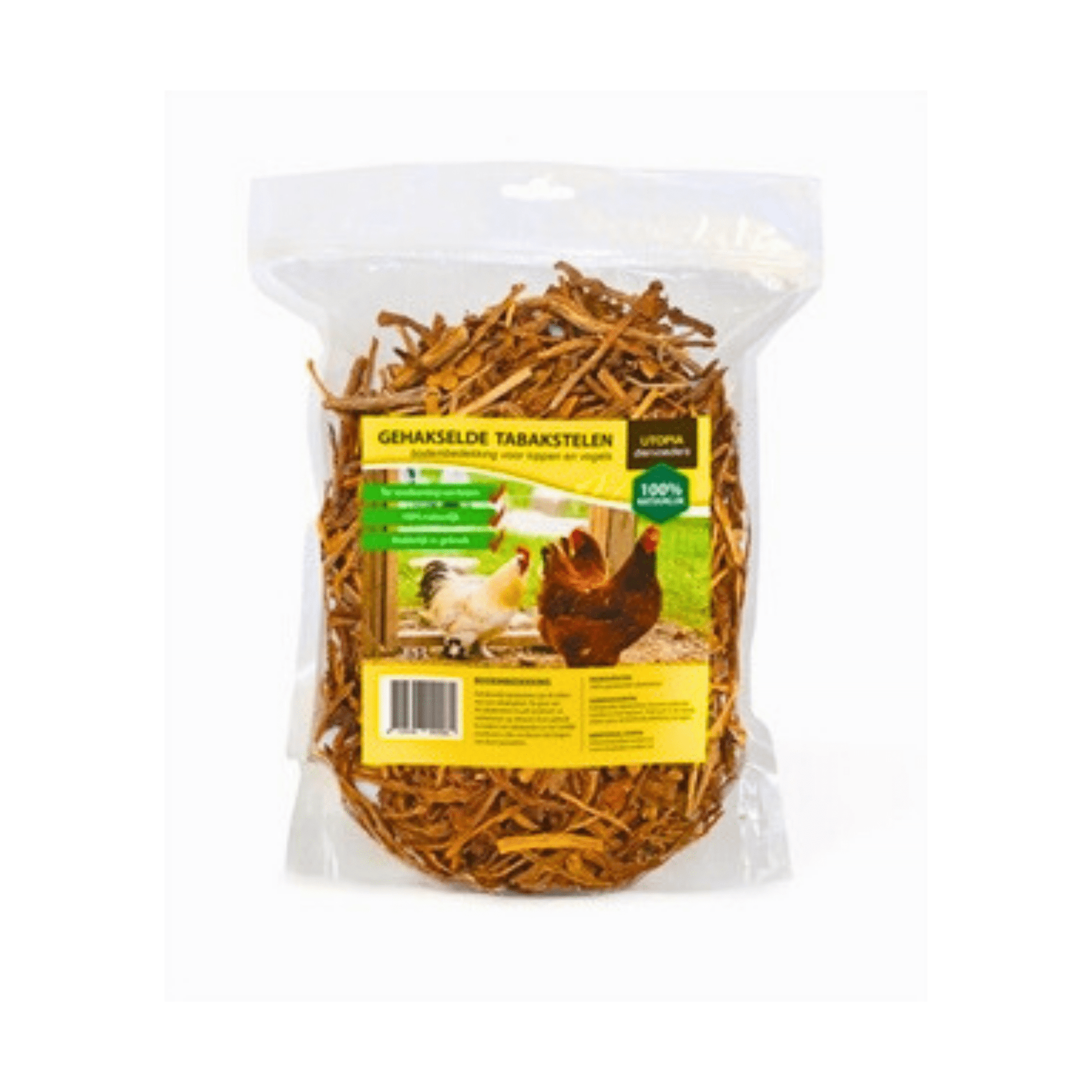 Utopia gehakselde tabakstelen 3,5 ltr - Papegaaishop