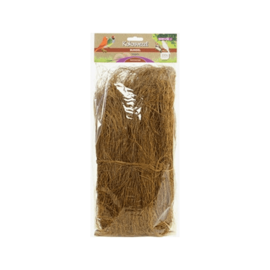 Nestmateriaal kokosvezel 330 gr natural, soft, and safe coconut fiber nesting material for pets.