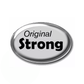 Original Strong logo badge displayed, representing brand strength for Strong parkietenkooi Bianca product.
