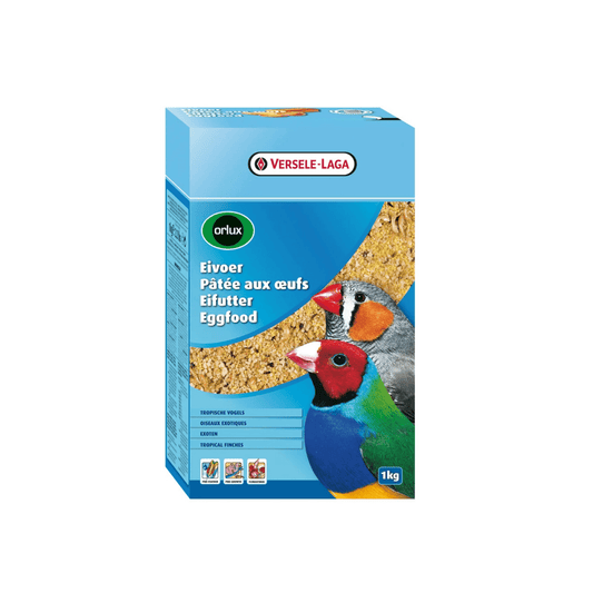 Orlux eivoer droog tropische vogel 1 kg premium egg food for optimal growth and feather development in tropical birds.