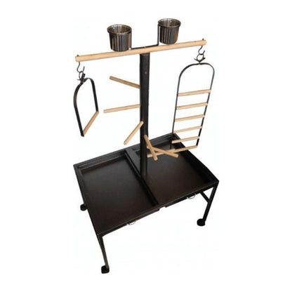 Topmast Speelstandaard Play - Zwart - Papegaaishop