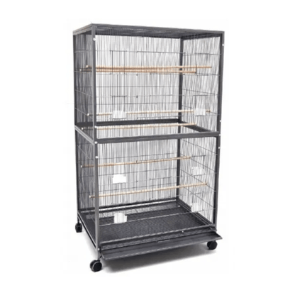 Strong Kamervolière Zara, Zilvergrijs - Papegaaishop