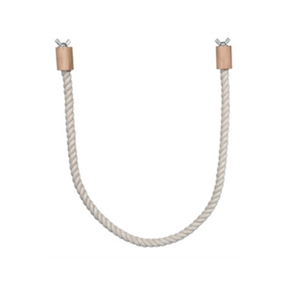 Trixie touw-zitstok flexibel met schroefbevestiging naturel 66x1,4 cm 3 st - Papegaaishop