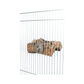 Trixie landingsplaatsmetschroefbevestiging kurk naturel 8x12 cm - Papegaaishop