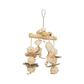 Trixie natuurspeelgoed bamboerotanhout 31 cm - Papegaaishop